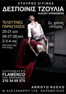 Δεσποινίς Τζούλια - Τελευταίες Παραστάσεις