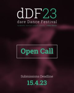 dare dance festival 2023 open call