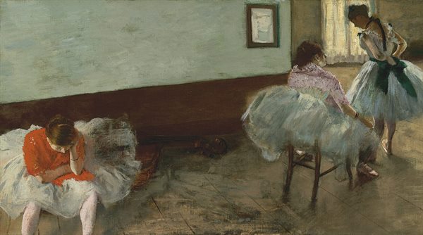eksetaseis xorou The Dance Lesson by Edgar Degas
