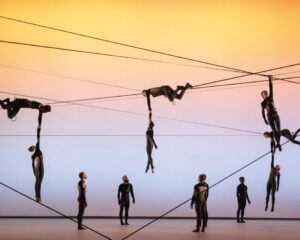 Χορευτές του Ballet du Grand Théâtre de Genève και αθλητές